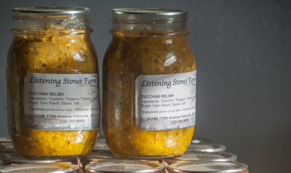 Among her many farm items, Rebecca's relish is knock-out delicious. 